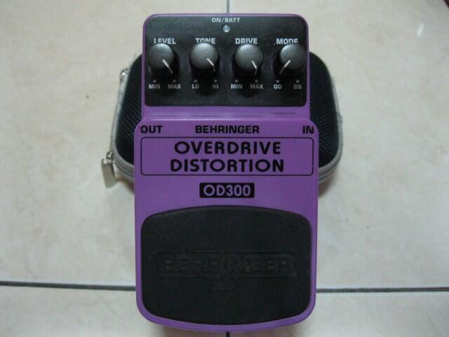 Behringer od300. Boss SD-1.