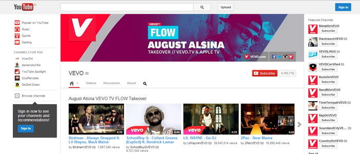 Penyanyi dan Band Indonesia Dengan Account Youtube Vevo