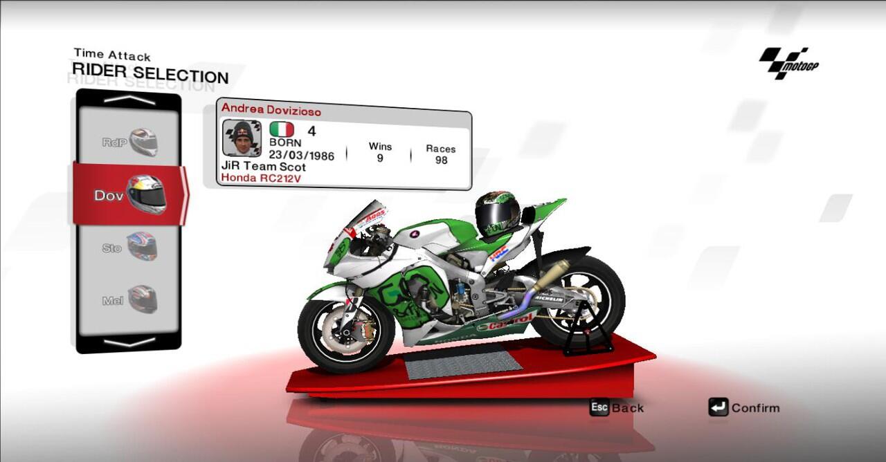 CARA GANTI SKIN MOTOR MOTOGP08
