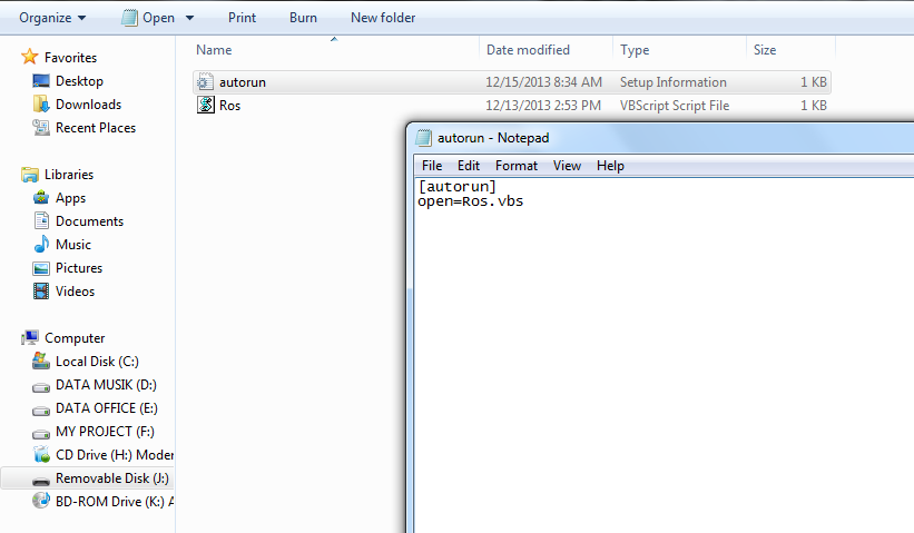 cara Buat auto run notepad (HELP)