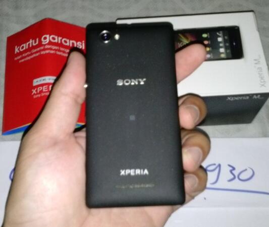 Xperia M Dual Sim Black, Super Mulus, Like New, 2mg pakai, Malang