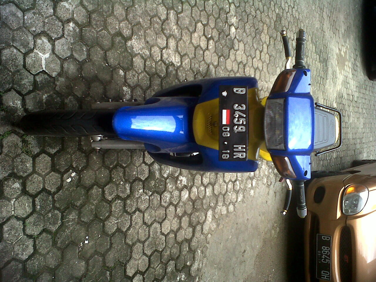 Terjual Suzuki Satria RU120 2003 Biru-Kuning  KASKUS