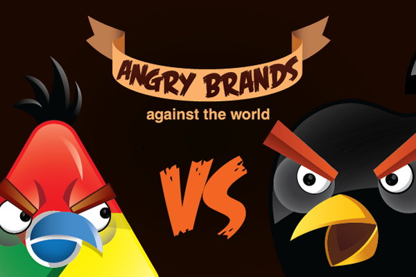 Bagaimana Jika Logo-Logo Terkenal Diubah Menjadi Angry Birds? 