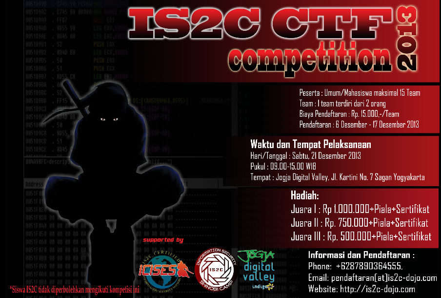&#91;LOMBA&#93; IS2C CTF COMPETITION 2013