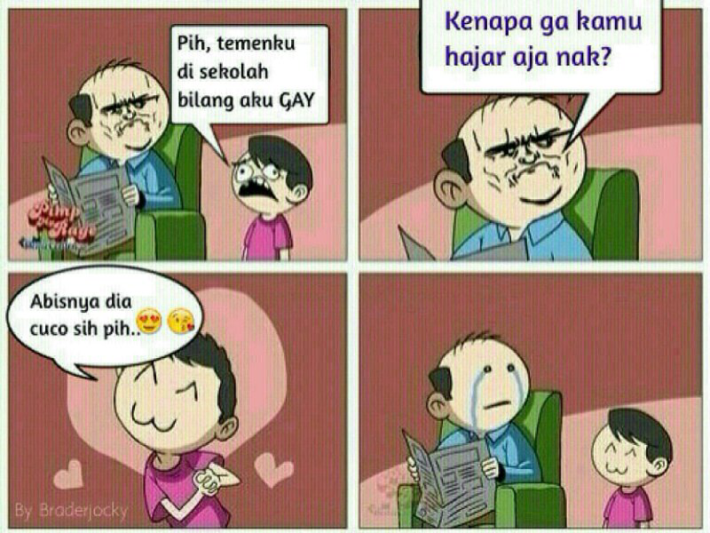 kocak gan san jangan ditiru yah