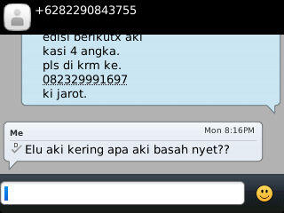 Ini sms maksute ape yeh gan ?