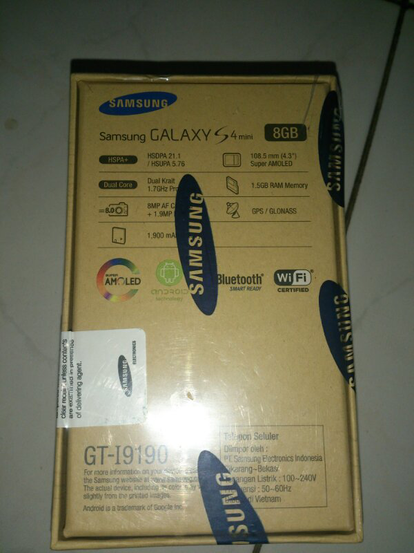 samsung galaxy S4 mini I9190