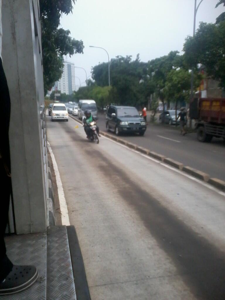 bendera Kuning masuk Jalur Busway