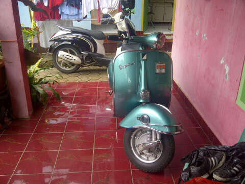 vespa congo vglb tahun 63 ex pasukan garuda 3 kondisi siap pakai