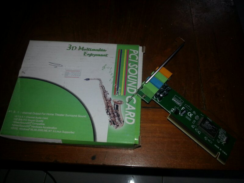 tolong bantuan driver soundcard pci