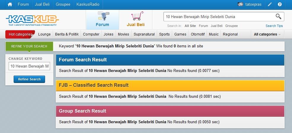 10 Hewan Yg Berwajah Mirip Dengan Selebriti Dunia