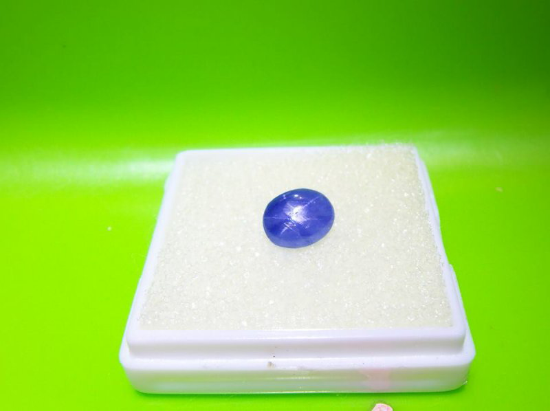 Blue Sapphire / Saphire / Safir Star Birma With Memo