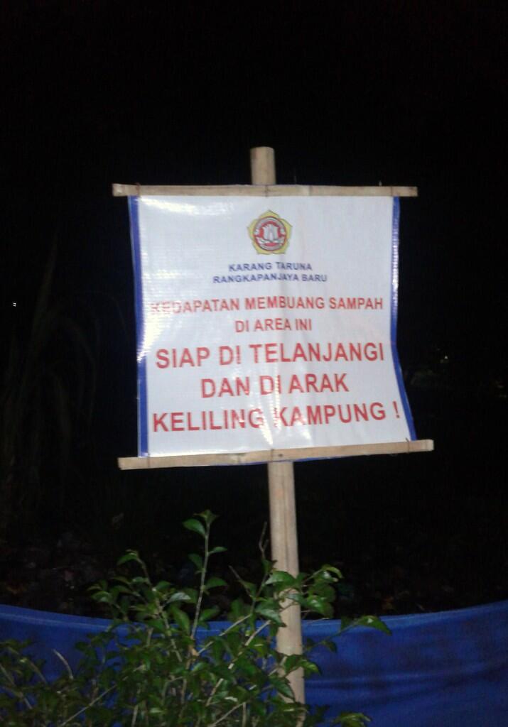 HUKUMAN BUANG SAMPAH SEMBARANGAN PALING MENGERIKAN