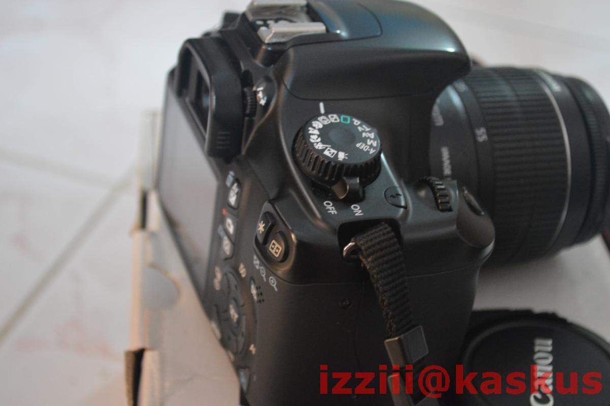 Jual Canon EOS 1100D + lensa EFS 18-55mm IS II Kit Fullset monggo gan,,,