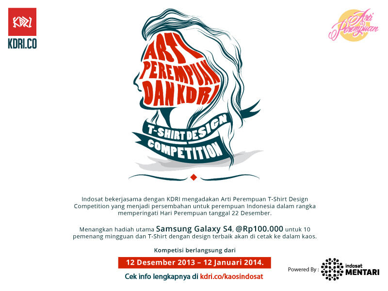 Lomba Desain Kaos Indosat &#91;Kementerian Desain RI&#93;