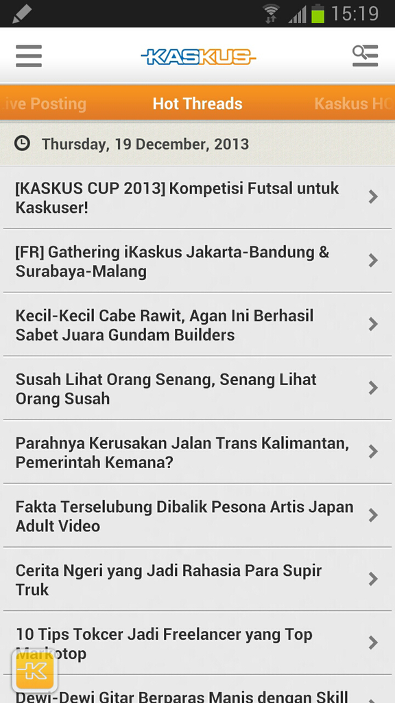 &#91;ASK&#93; Masalah di Aplikasi Kaskus (android)