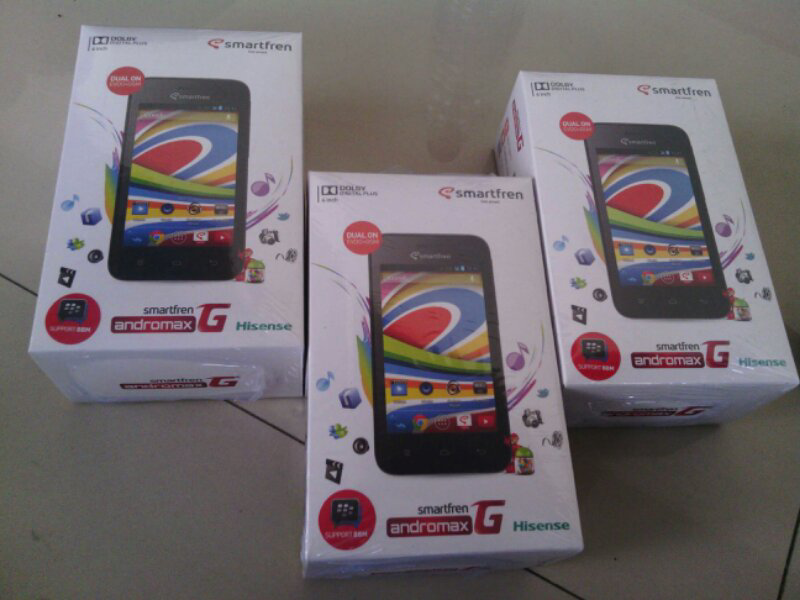 smartfren andromax New i 2. max G. max T. max C. max Tab 8.0 baru dan segel