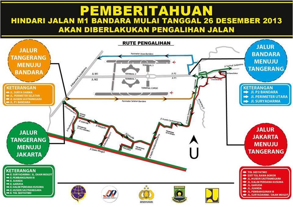 Tgl 26 Desember Pintu M1 Bandara Soekarno Hatta ditutup