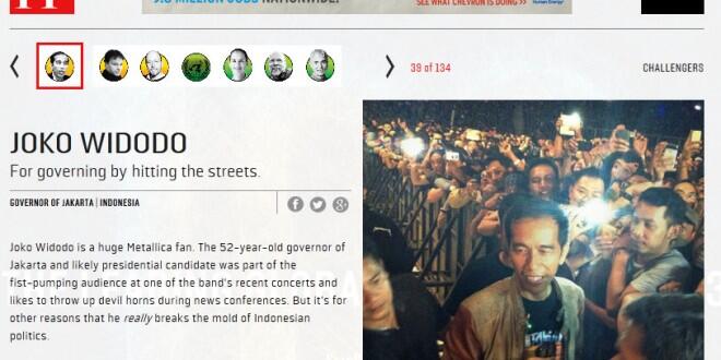 Jokowi Masuk Daftar Pemimpin Dunia Paling Berpengaruh Versi Majalah Foreign Policy