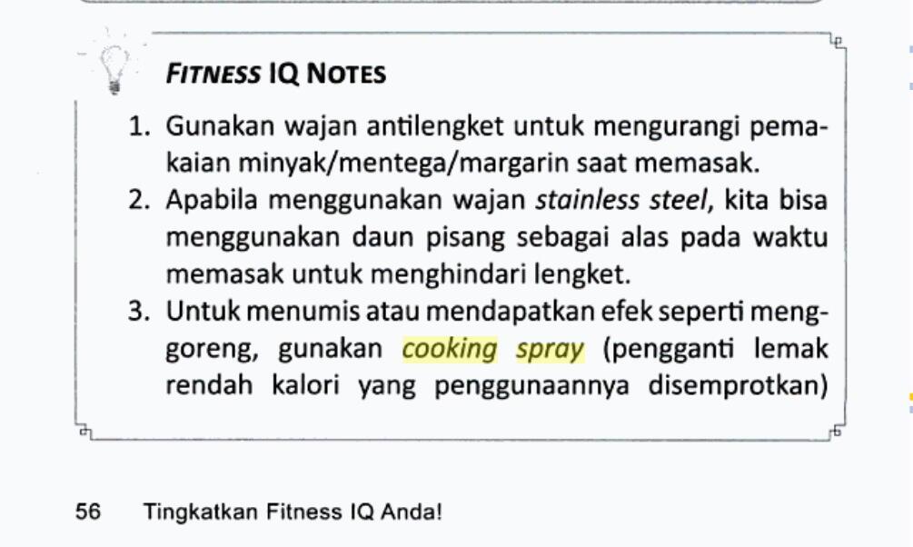 Smooth Cooking Spray : RAHASIA TERDAHSYAT menurunkan berat badan dan perut SIXPACK!