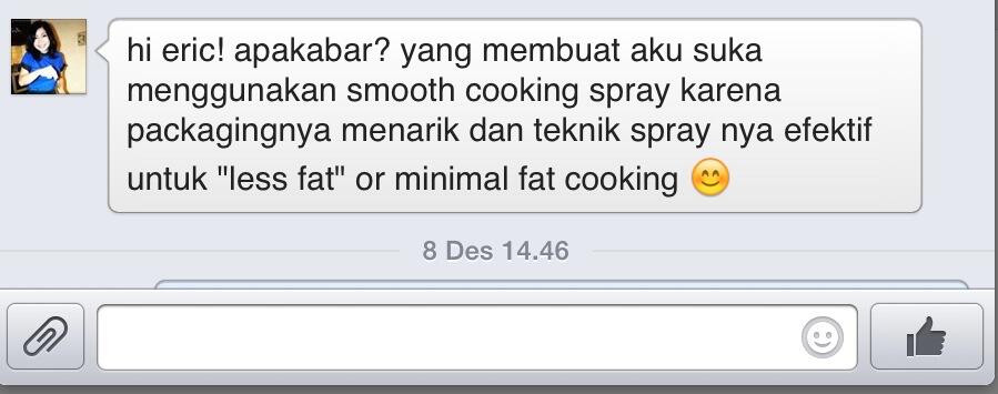 Smooth Cooking Spray : RAHASIA TERDAHSYAT menurunkan berat badan dan perut SIXPACK!