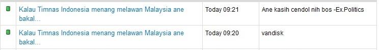 Kalau Timnas Indonesia menang melawan Malaysia ane bakal...