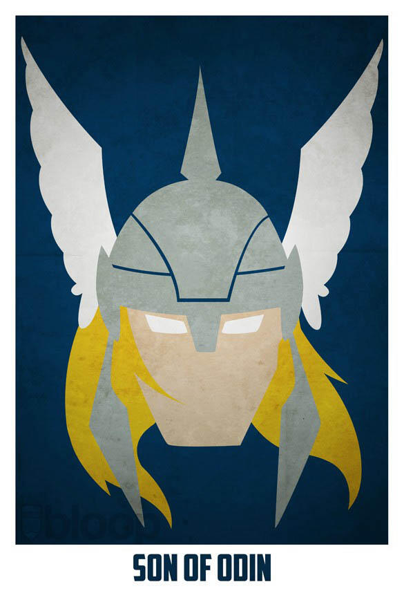 Gambar Superhero Minimalist &#91;Keren Inside&#93;