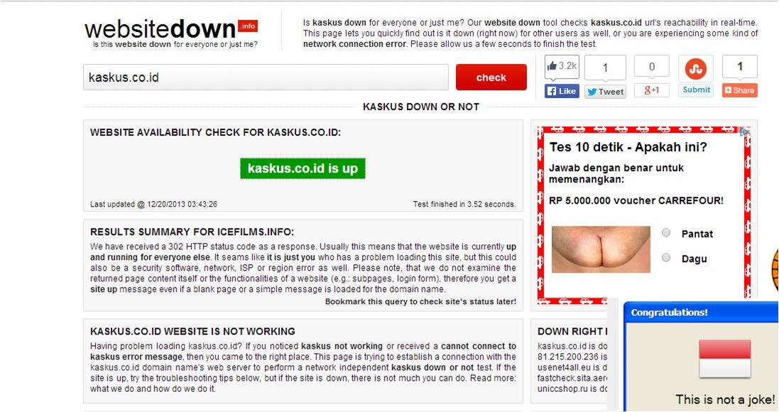 KASKUS.CO.ID DOWN?? GIMANA NI MIMIN DAN MOMON??