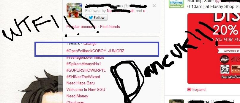 Gan Mau twitter ente di follow sama Coboy Junior Buka twitter sekarang!!!
