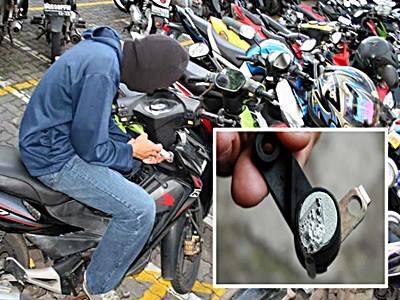 WASPADAI 'CAIRAN SETAN', ZAT KIMIA UNTUK BOBOL SEPEDA MOTOR 