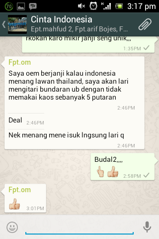 JANJI &quot;POLRES JOYOGRAND&quot; KALO INDONESIA MENANG DI FINAL SEA GAME 2013 (NO HOAX)