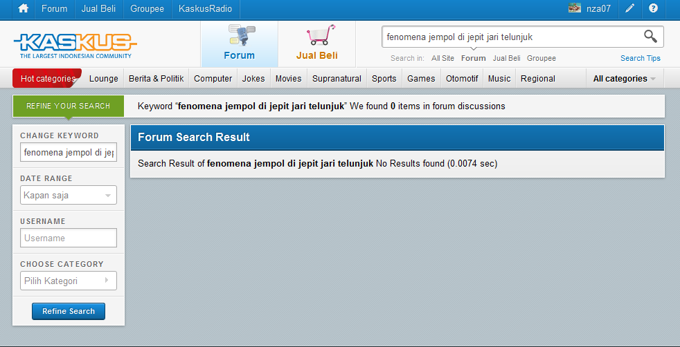 fenomena jempol di gepit jari telunjuk ama jari tengah