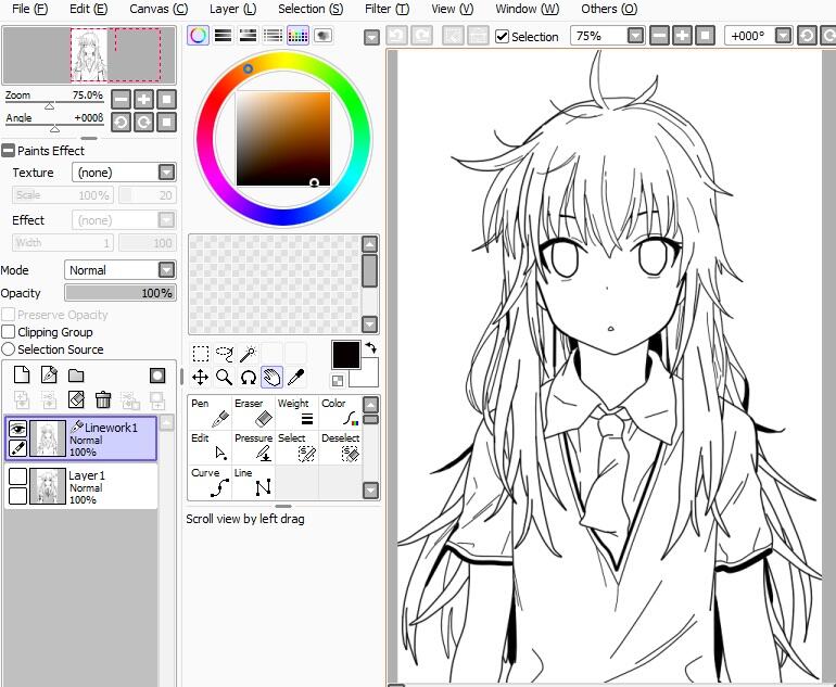 mau share karya ane gan, yg suka gambar anime masuk