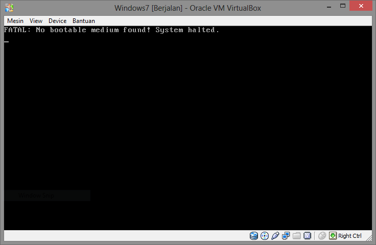 Virtual Box ane error gan, mohon bantuannya..