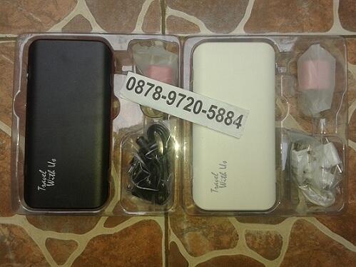 TERMURAH POWERBANK TRAVEL 28000MAH 310RB - UNIQUE - IC 12000 - CROSS - VIORA -SAMSUNG