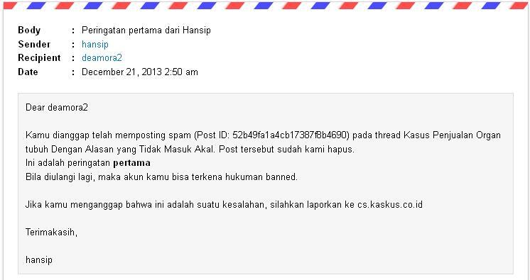 Dapat surat Cinta dari hansip :(