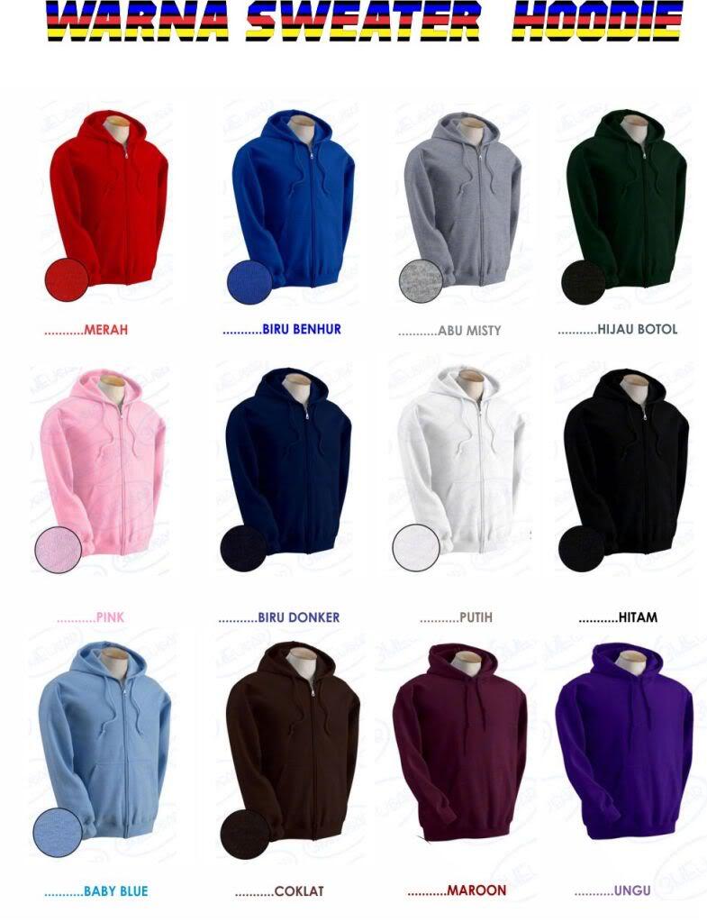 terima pesanan sweater polos , t-shirt polos ( Pre Order )