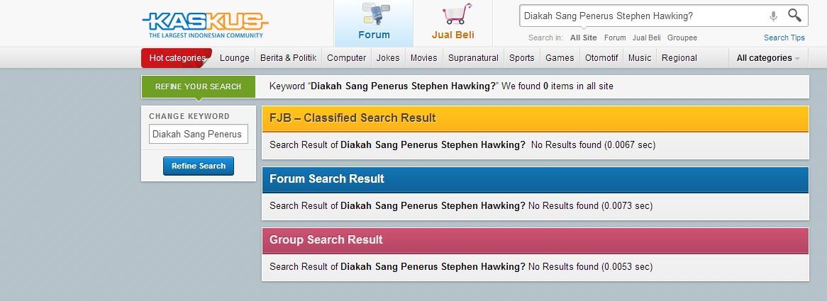 Diakah Sang Penerus Stephen Hawking?