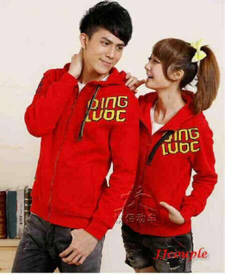 Jaket couple QIng New Red