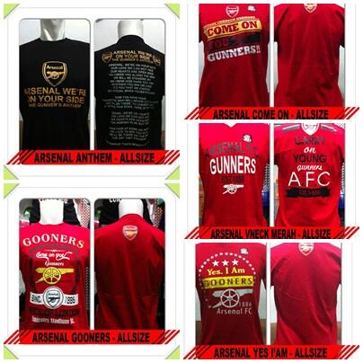 Baju kaos bola Arsenal