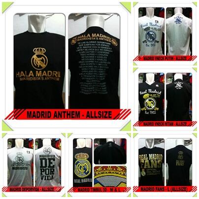Baju kaos bola Real Madrid