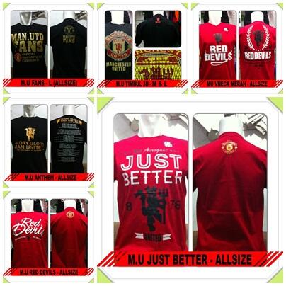 Baju kaos bola Manchester United MU