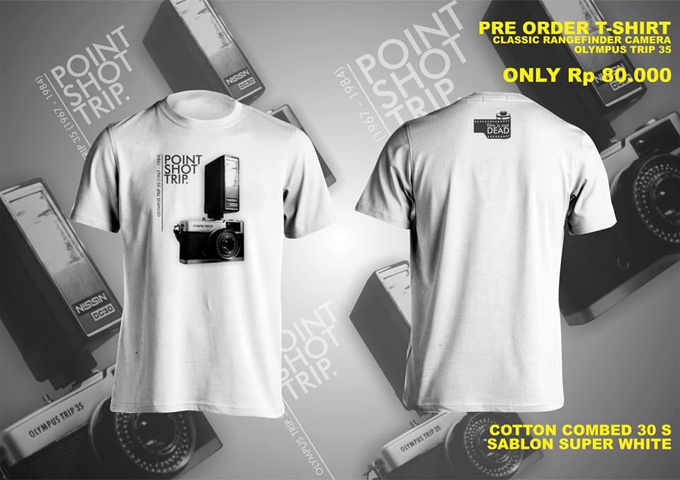 Pre Order | Classic Rangefinder Camera T-shirt | Olympus Trip 35