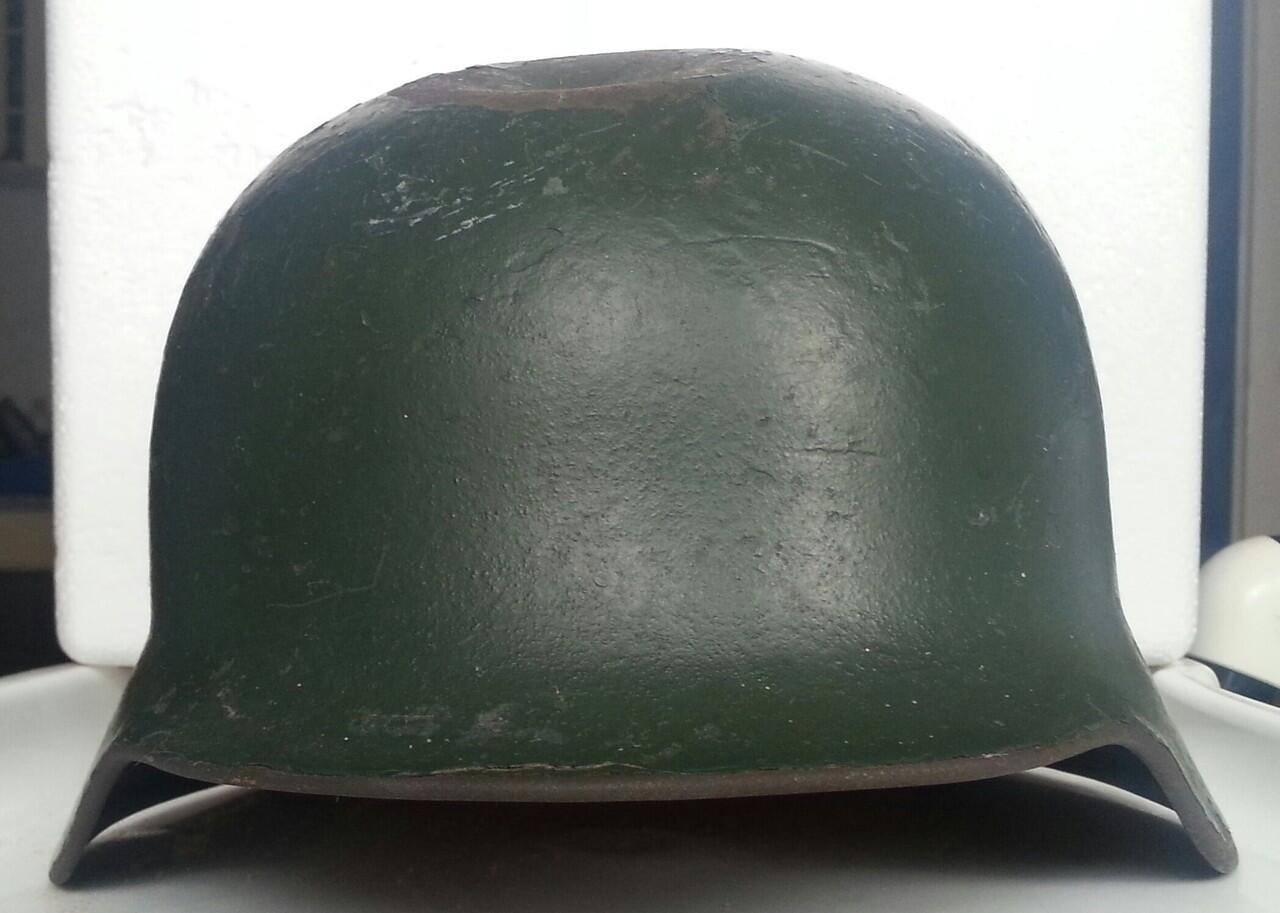 STAHLHELM WEHRMACHT M40 BUNDESGRENZSCHUTZ , Helm Asli Dari Jerman