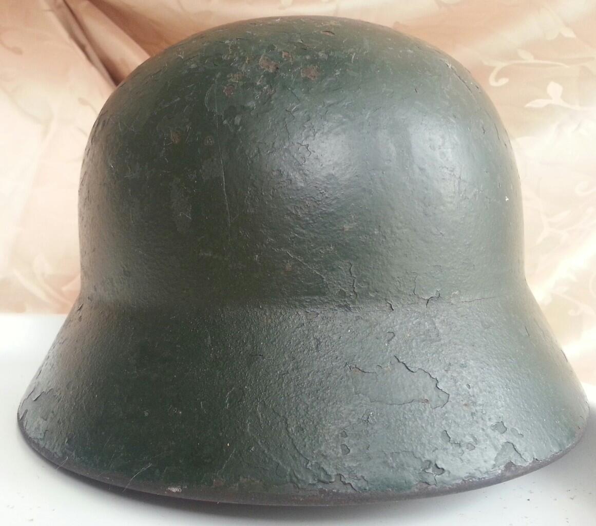 STAHLHELM WEHRMACHT M40 BUNDESGRENZSCHUTZ , Helm Asli Dari Jerman