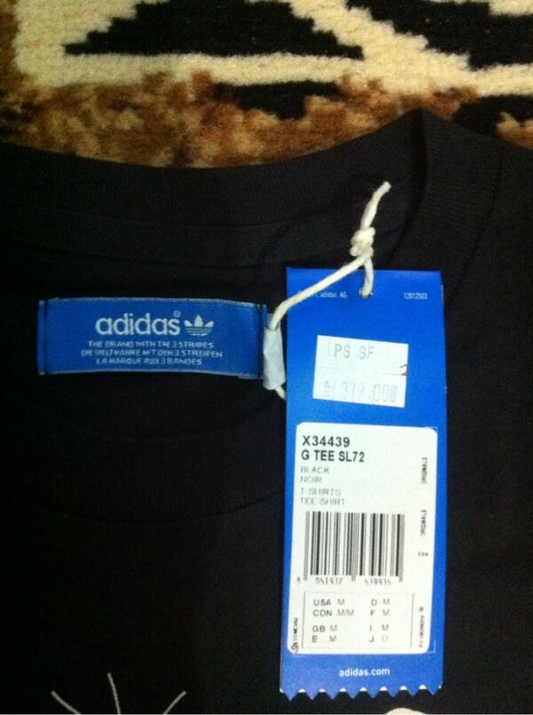 Tshirt / kaos dan polo shirt adidas original 100%