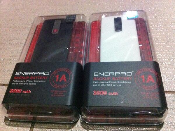 enerpad Power Bank bukan Vivan, Hippo terima cod