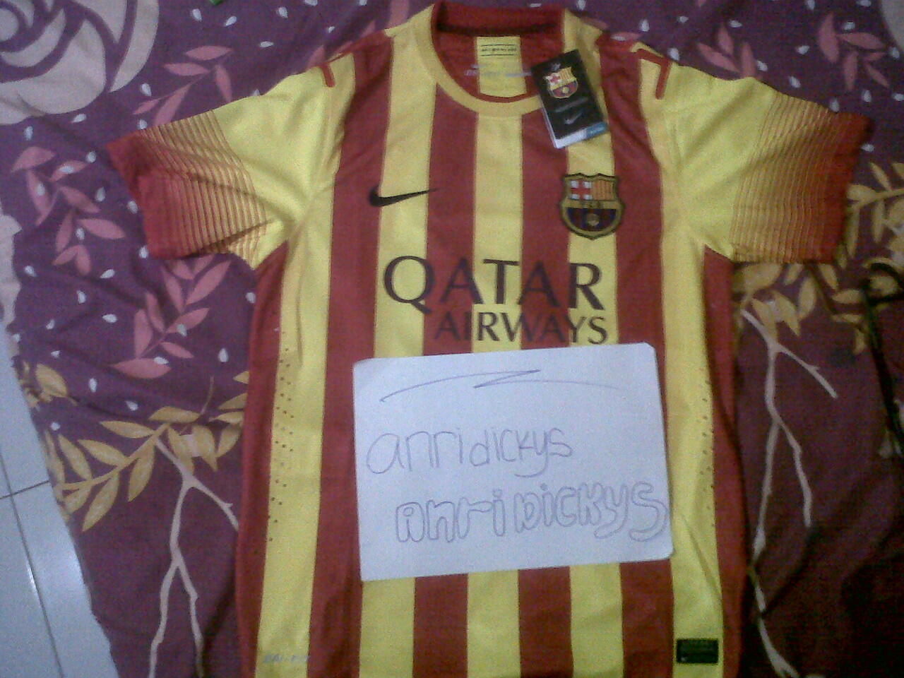 Jersey BARCA AWAY 13-14 (player issue), MAN.CITY HOME 12-13 and CHAMBRAY ZULE
