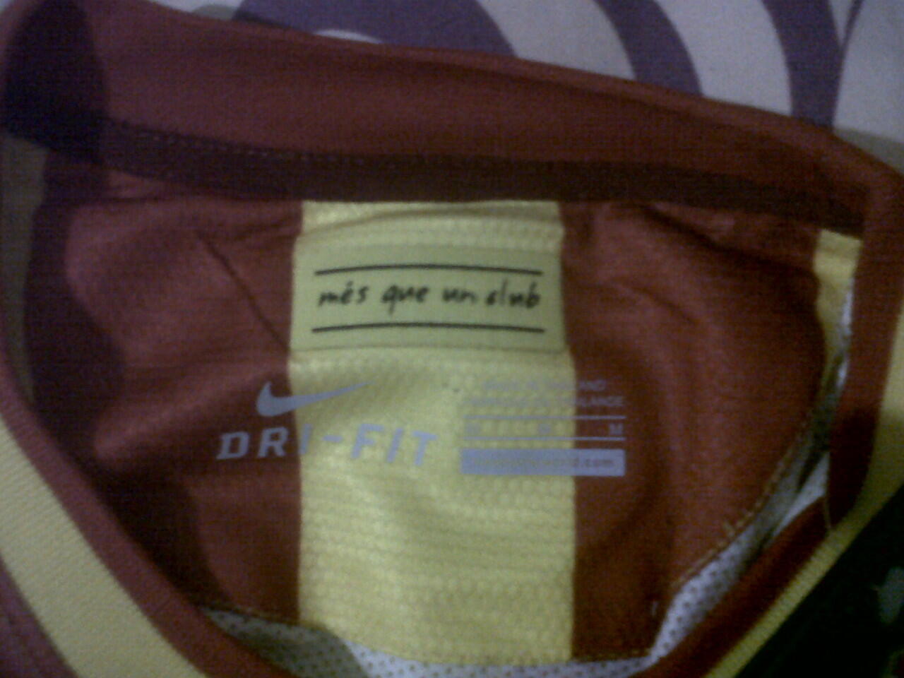 Jersey BARCA AWAY 13-14 (player issue), MAN.CITY HOME 12-13 and CHAMBRAY ZULE