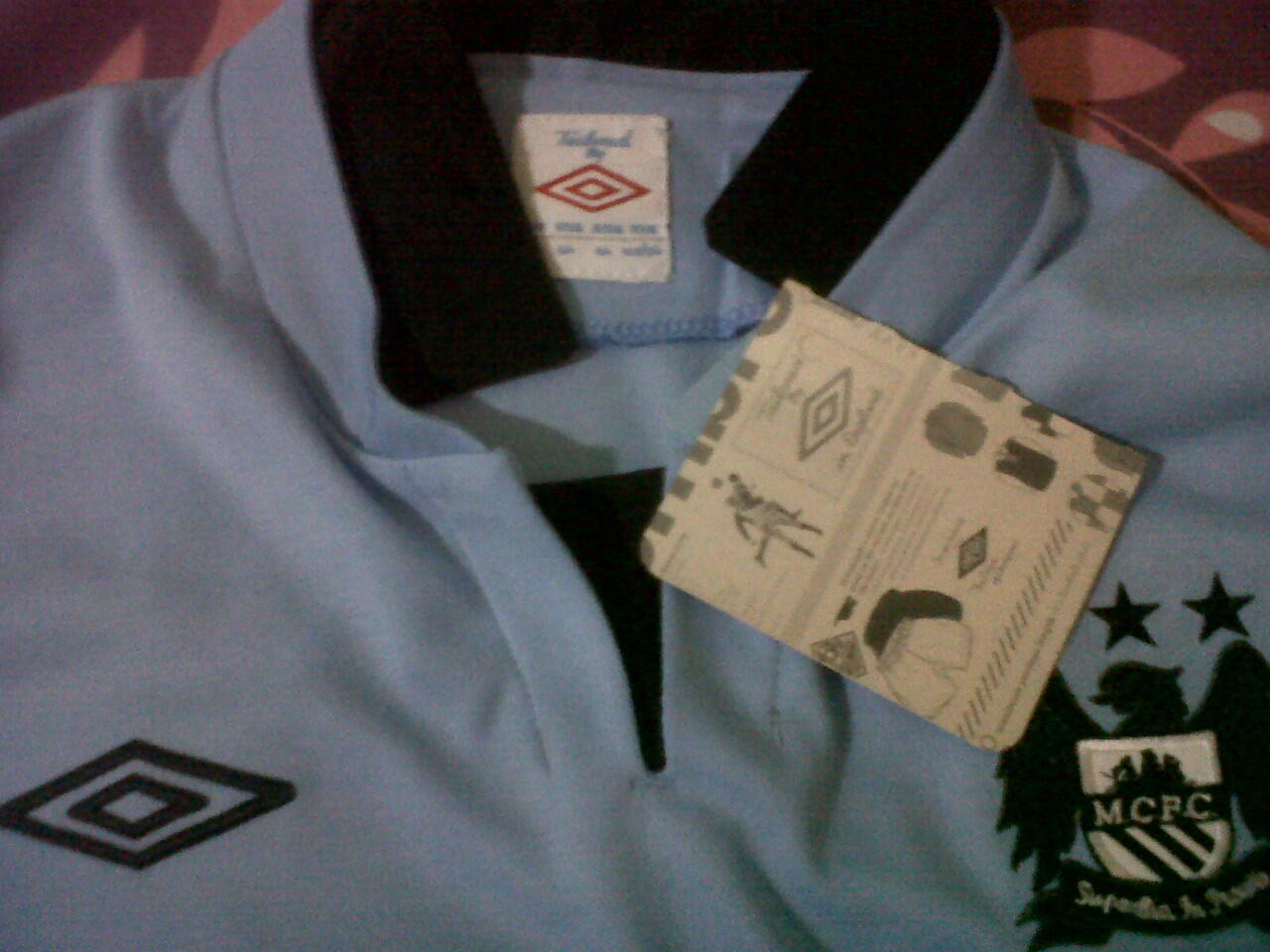 Jersey BARCA AWAY 13-14 (player issue), MAN.CITY HOME 12-13 and CHAMBRAY ZULE